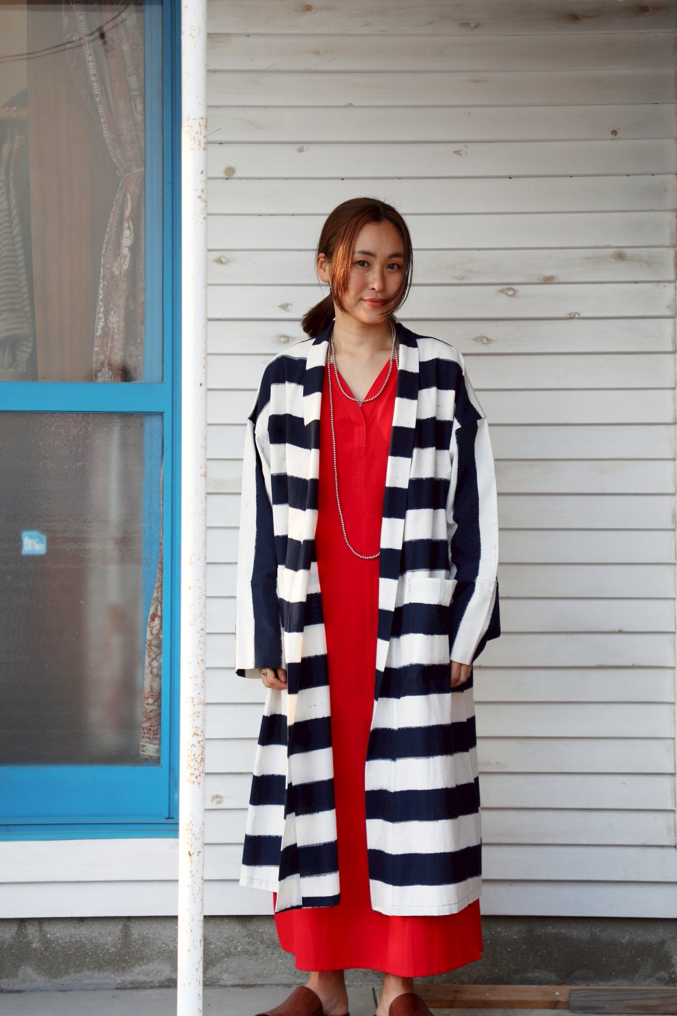 IKI LUCA】旅する羽織り – 天然藍染めHAORI | JAPAN BLUE・久留米絣太