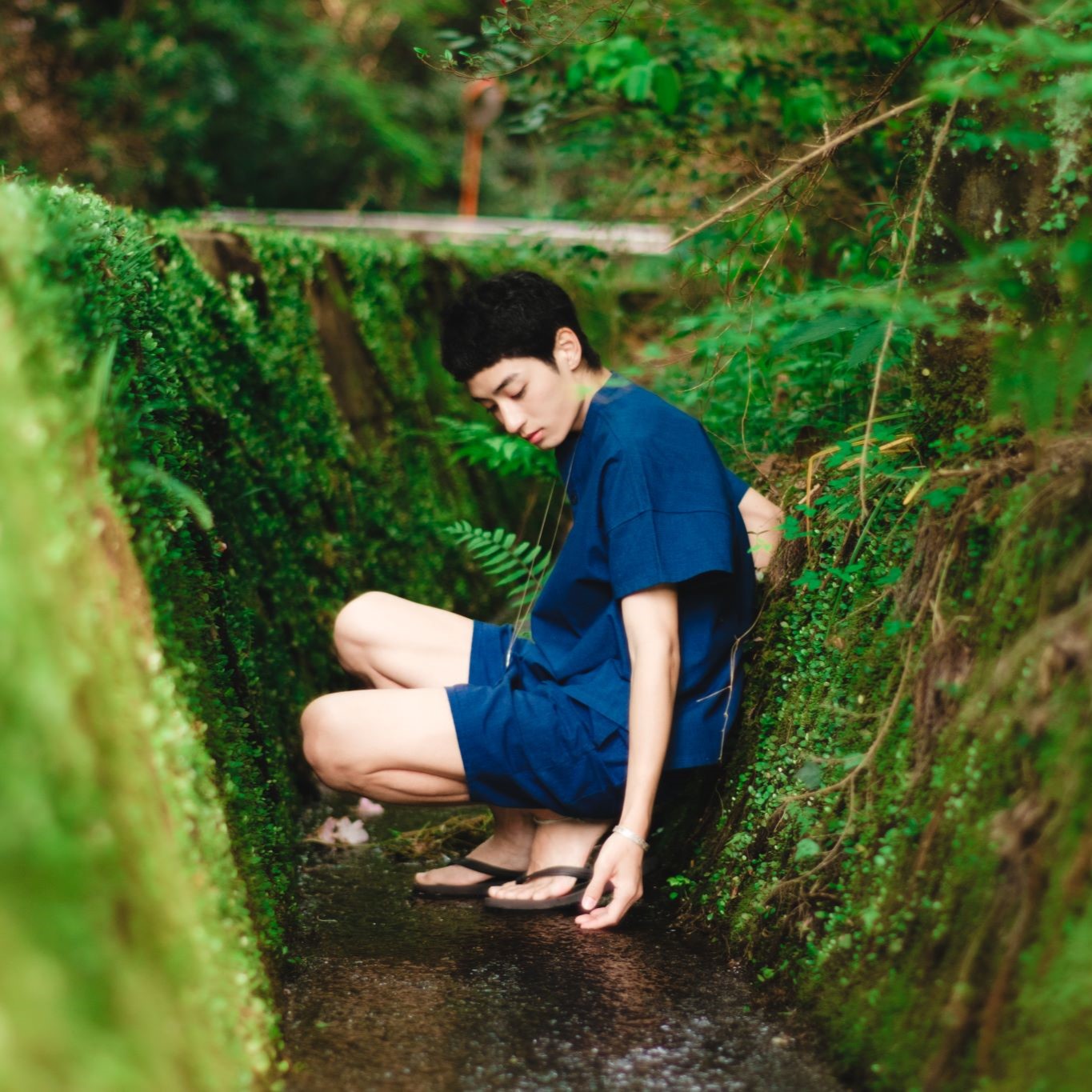 IKI LUCA】冒険と日常を彩る旅する藍染めショートパンツ | JAPAN BLUE